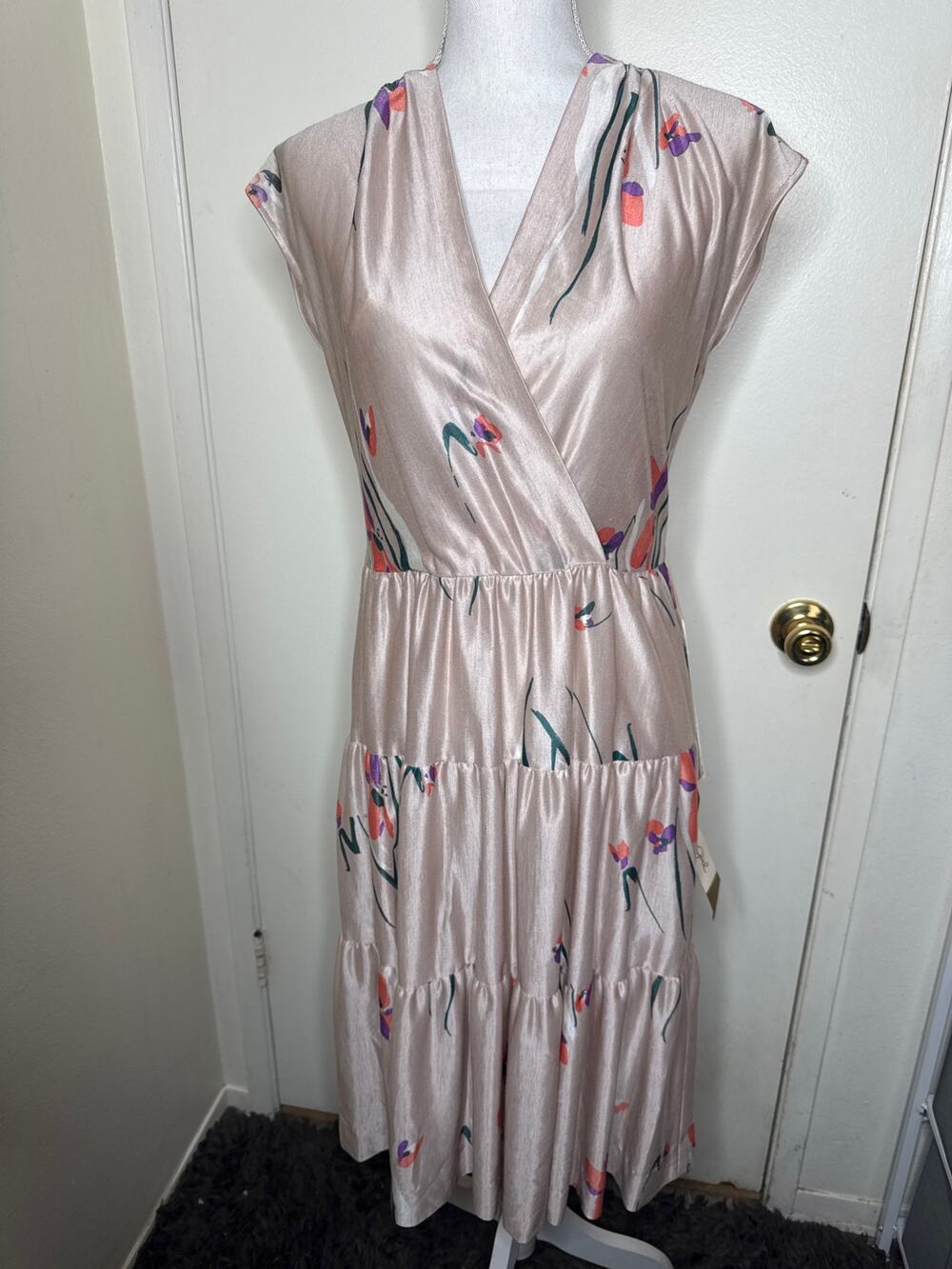 Vintage NWT California Girl 70s midi dress sz 10